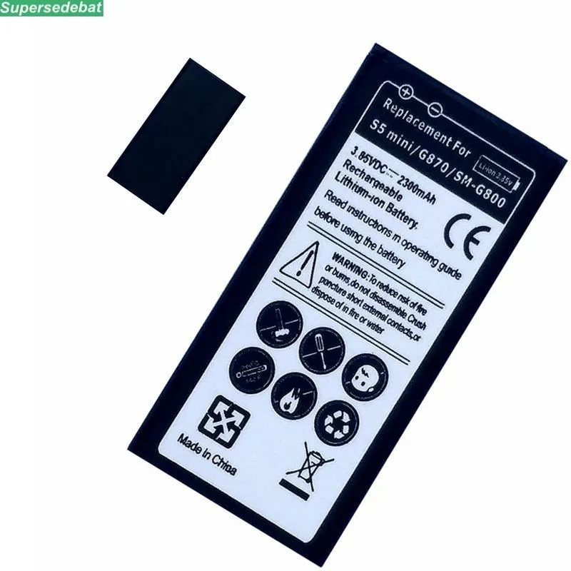 EB BG800BBE BG800CBE Аккумулятор для телефона Samsung Galaxy S5 Mini SV G870 SM G800 G800F Заменяемые