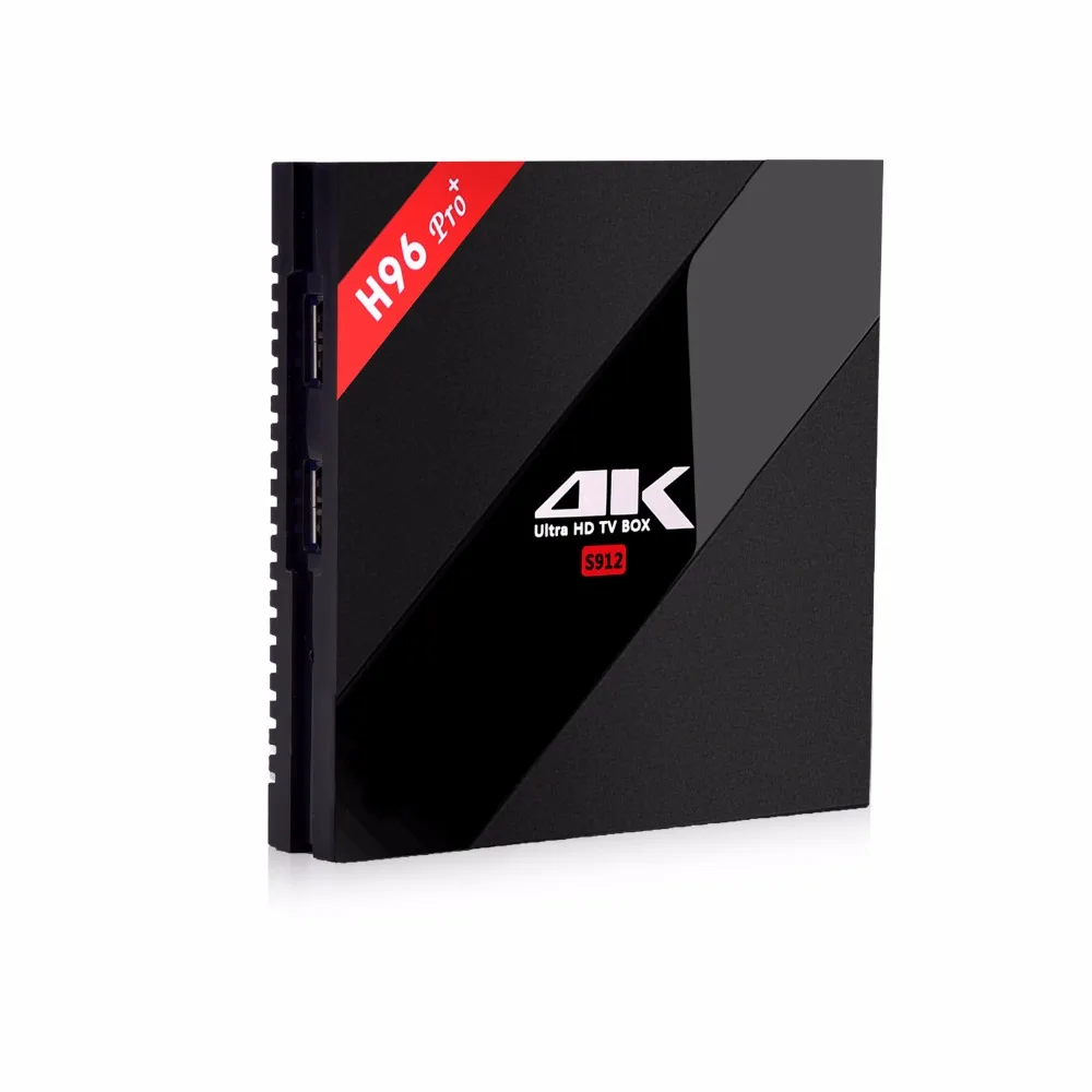 ТВ приставка H96 PRO Plus + Android 7 1 Восьмиядерный процессор Amlogic S912 графический 3G 32 ГБ Wi Fi