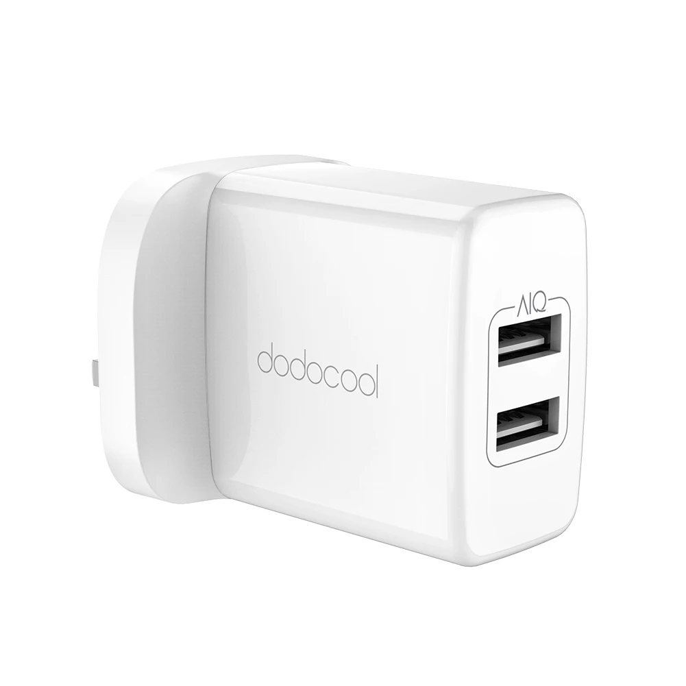 Dodocool 24 Вт Dual USB зарядное устройство для путешествий настенное зарядное устройство для мобильного телефона зарядное устройство адаптер EU UK для iPhone X 8 Plus 7 6s Xiaomi samsung