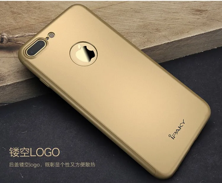 IPAKY бренд полная защита для iphone 7 4,7 ''для iphone 7 plus 5,5'' с закаленной стеклянной пленкой