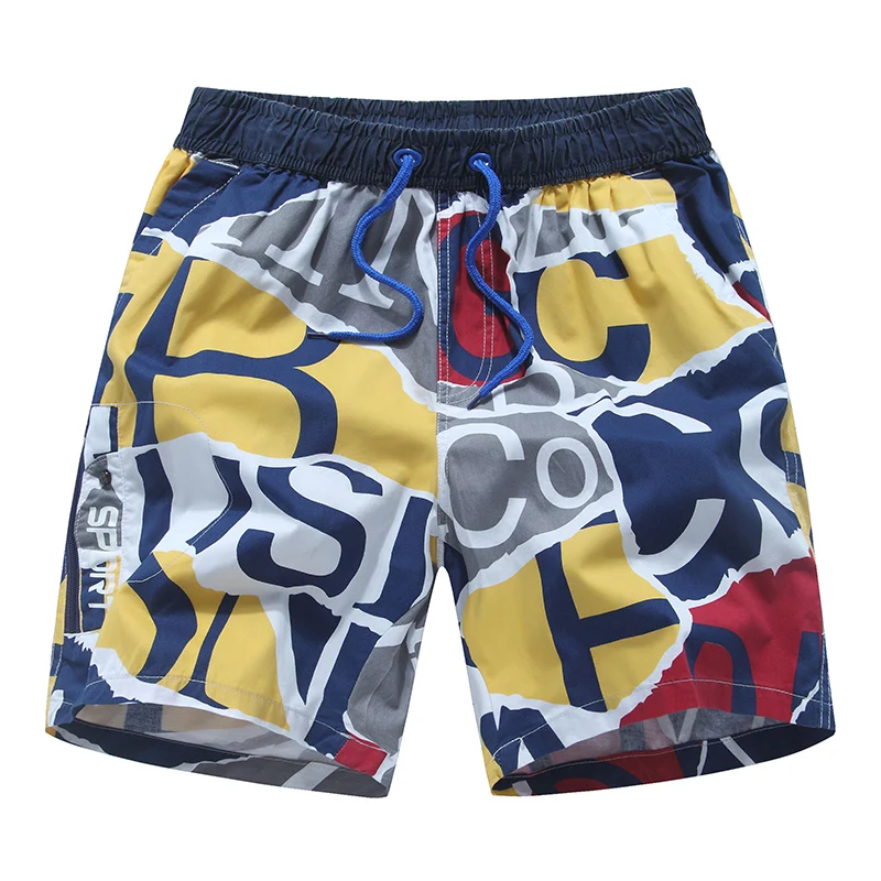 Шорты MIACAWOR мужские пляжные Гавайские повседневные K838 летние | Мужская одежда