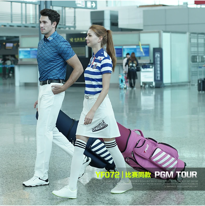 2017 новые товары! PGM одежда для гольфа женские футболки с коротким рукавом летние