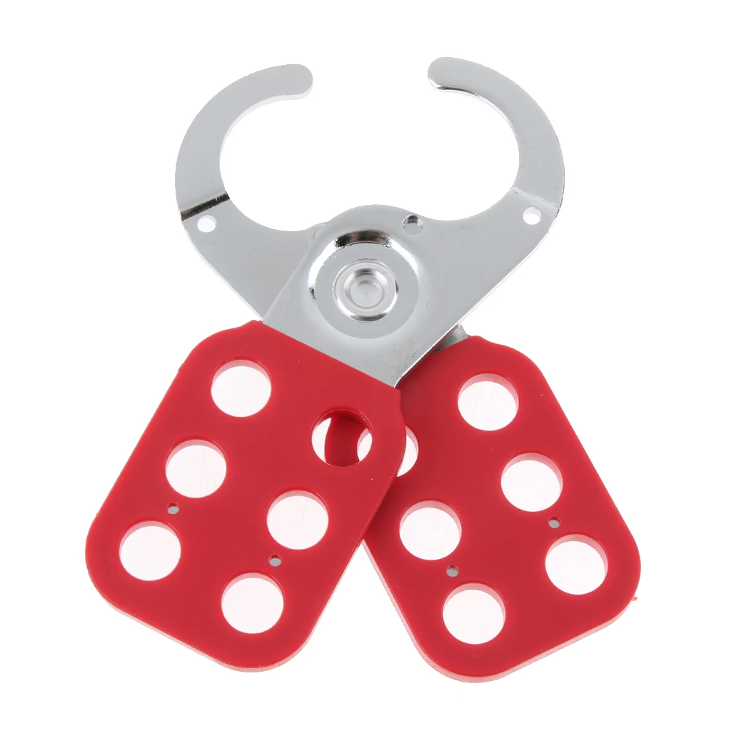 

Steel Lockout Hasp Lock Heavy Duty Safty Lockout Hasp 25mm Red