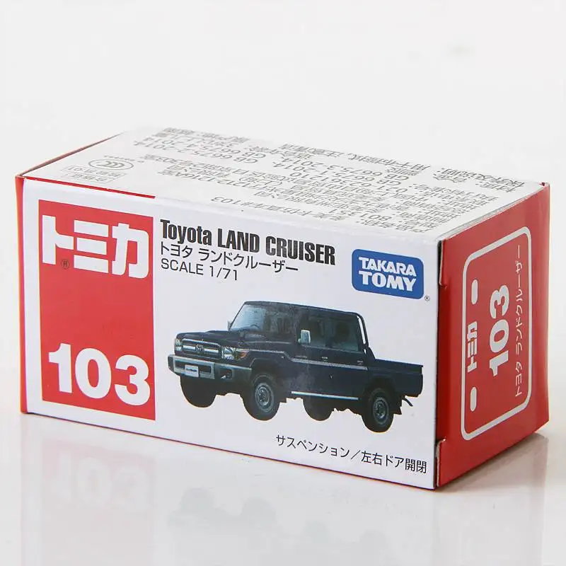 Takara Tomy Tomica 1:71 TOYOTA LAND CRUISER металлическая литая модель автомобиля игрушечный