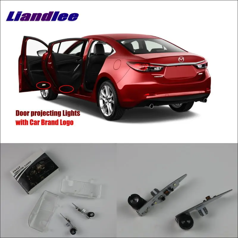 

Автомобильная дверь Ghost Shadow для Mazda 6 2004-2013 вежливая дверь фирменный логотип светодиодный проектор Добро пожаловать светильник декоративная...