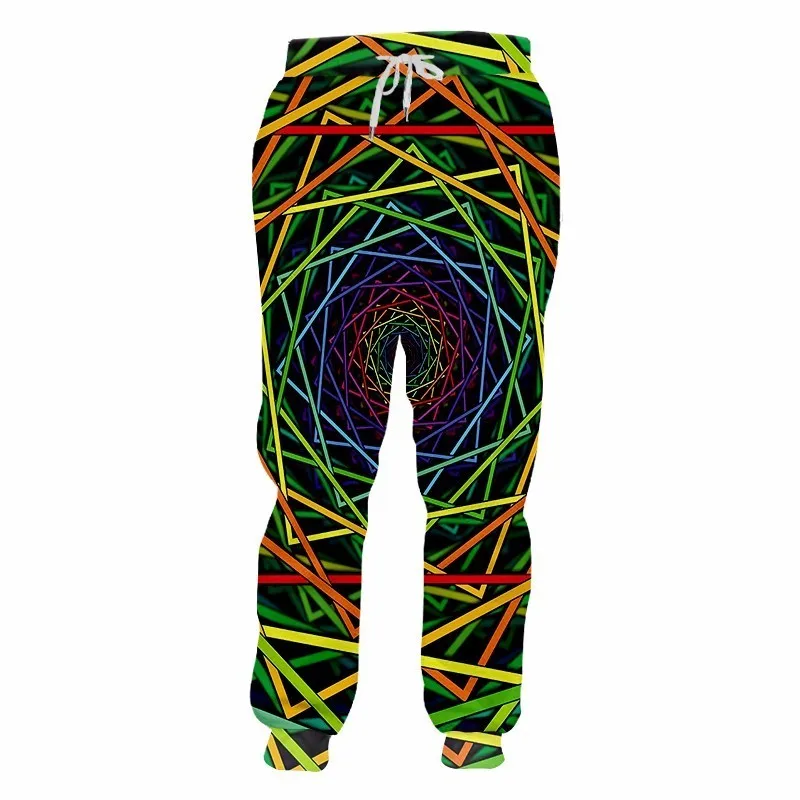 Мужские тренировочные штаны OGKB повседневные с геометрическим рисунком и