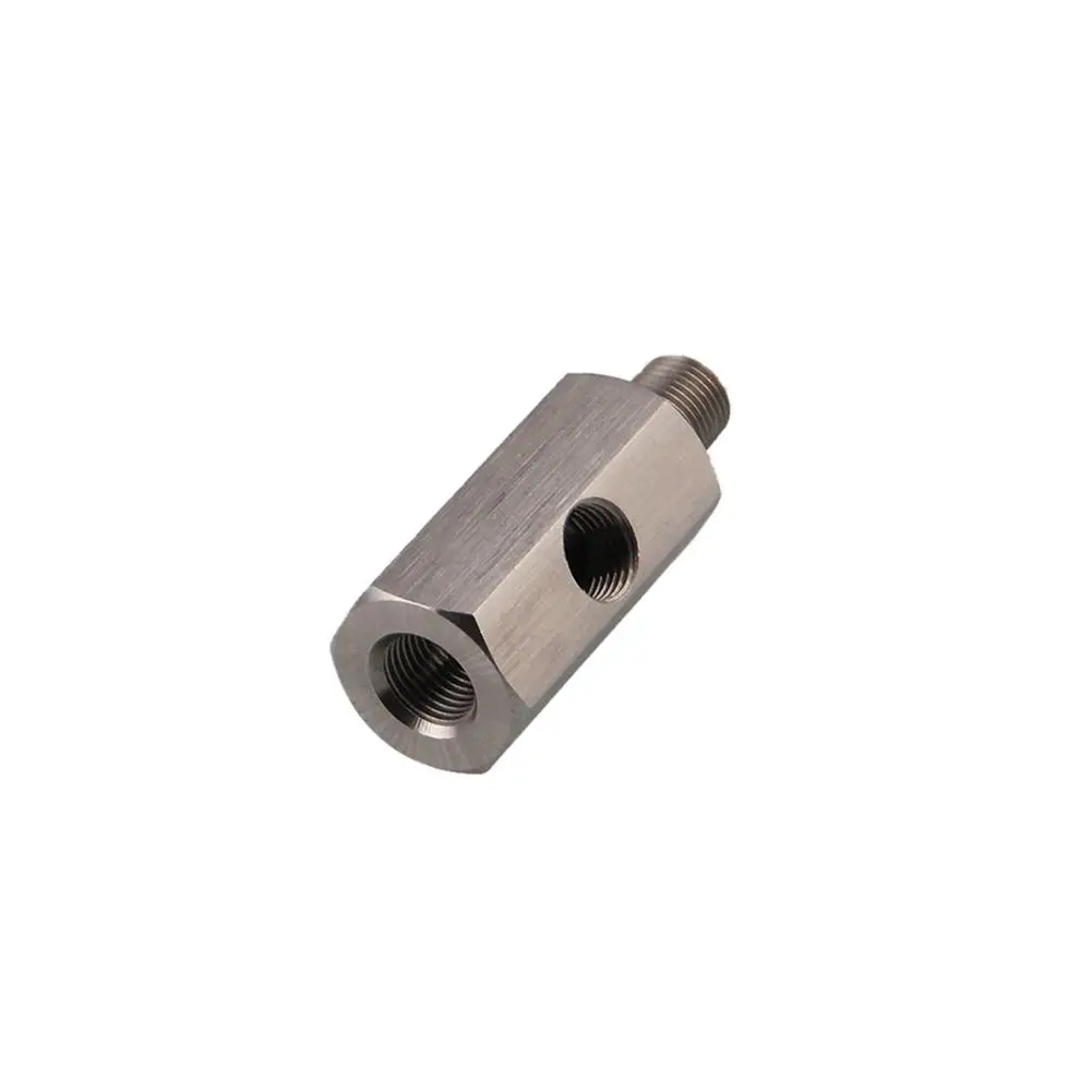 Автомобильная 1/8 &quotNPT нефть Давление Сенсор Тройник чтобы M10X1.0 ДНЯО адаптер Turbo