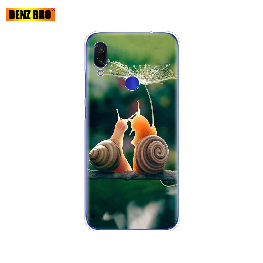 61874 Для Xiaomi Redmi Note 7 силиконовый мягкий ТПУ с рисунком для Xiaomi Redmi NOTE 7 PRO Чехол 6,3 дюймов Funda Coque Redmi Note7 чехол бампер - Цвет: 61874