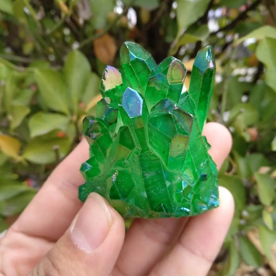 80 г натуральный коллекционный мистический Кристалл кластер Druzy Geode образец|Камни|