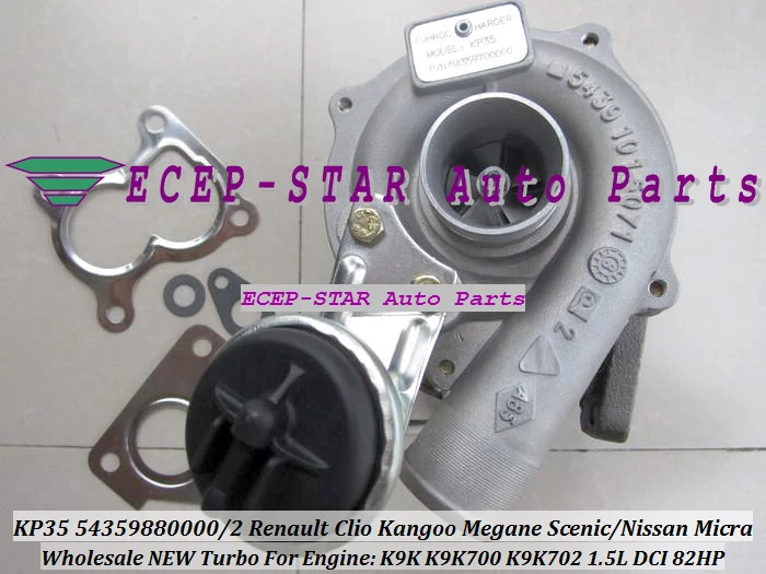 Бесплатная доставка KP35 54359880000 54359880002 54359710000 турбо для NISSAN Micra Renault Clio Kangoo Megane Scenic K9K