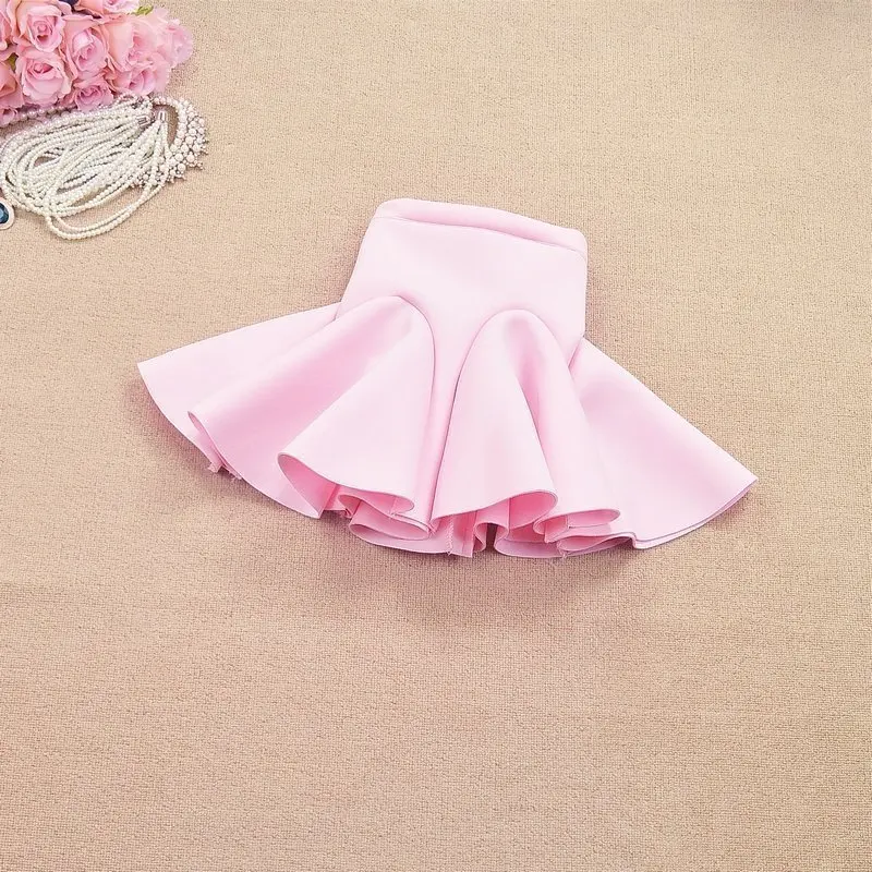 2017 новая коллекция весна пространство хлопок юбка воланом все матч сладкий талия