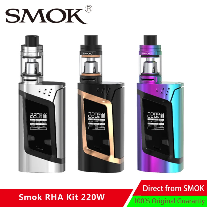 Электронная сигарета оригинальный Smok RHA комплект 220 Вт электронный вейп мод с 3 мл