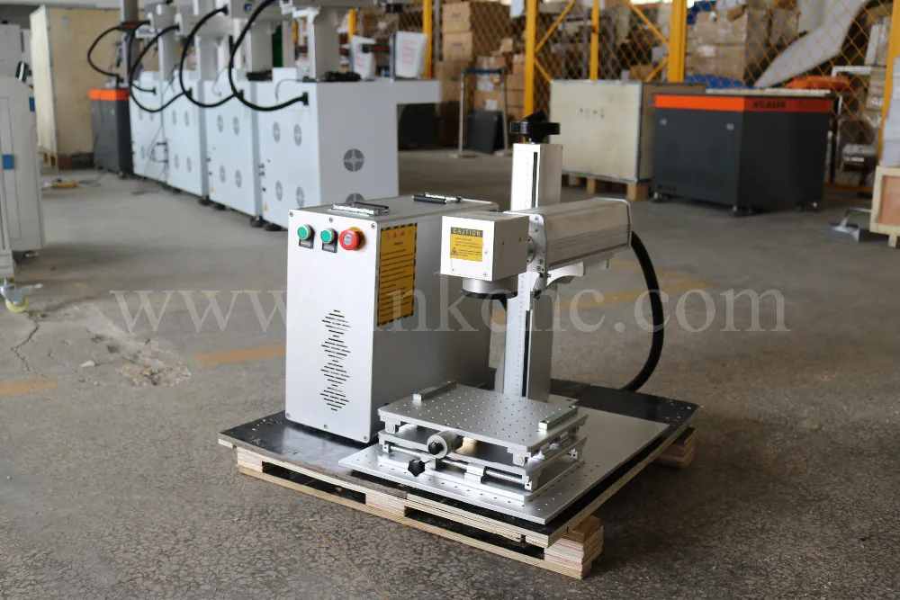 Горячая стильная пластиковая лазерная гравировальная машина/волоконная