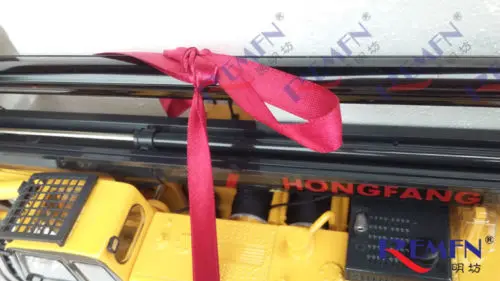 Редкий сплав Игрушечная модель 1:35 масштаб Hongfang HR220 роторная буровая установка инженерное оборудование литье под давлением игрушечная модель для подарка, коллекция