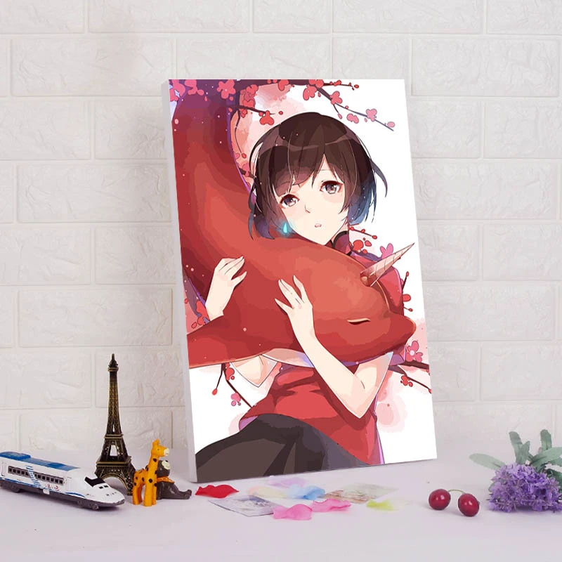 Модульная картина Большая рыбка цифровая краска по номерам живопись сделай сам