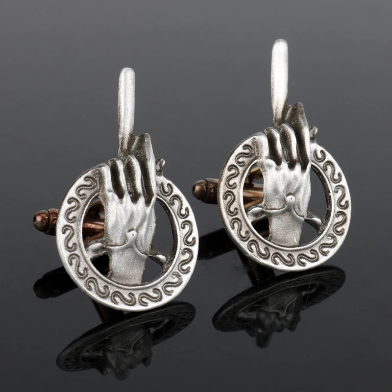 MOCHUN Кино ювелирные изделия рука короля Запонки Рубашка король рука винтажная Мужская бриллиант