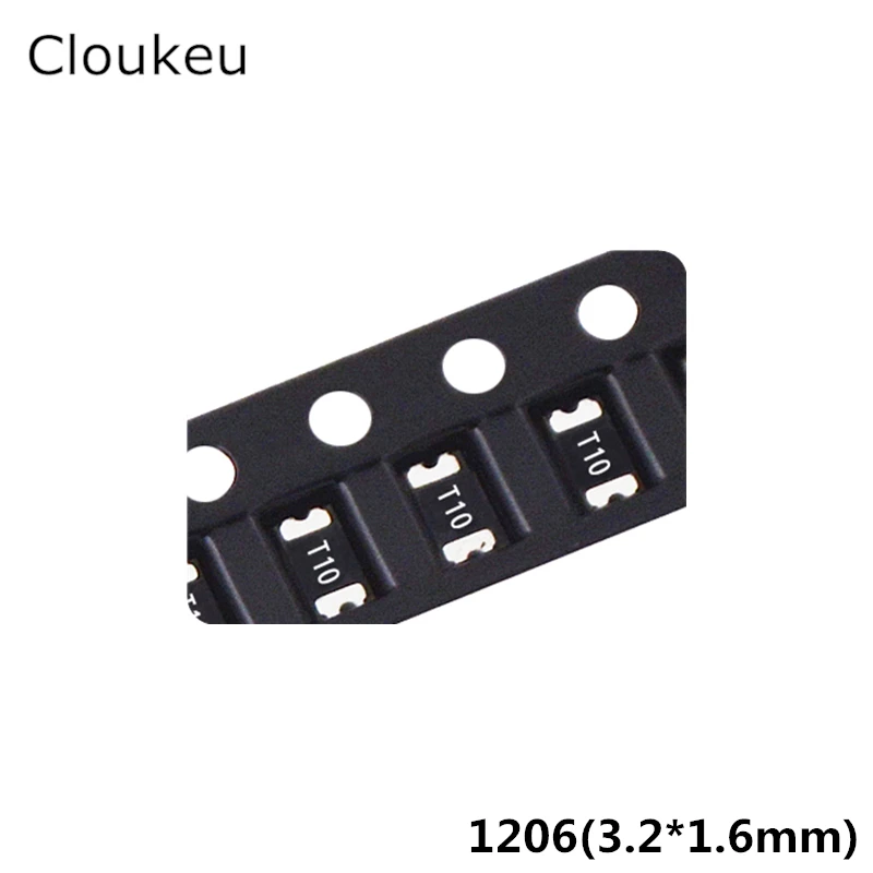 

Сбрасываемый чип PPTC 1206 1.1A 6V 1100MA, 20 шт.