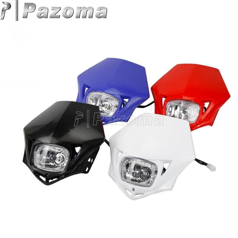Передняя фара для мотоцикла Suprmoto 12 в 35 Вт белая обтекатель Yamaha Honda Suzuki RMX WR 450 250 YZ TTR