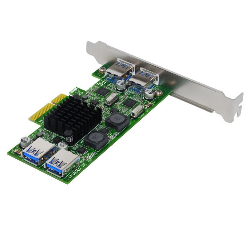 Новый добавить на карты PCIE USB 3 0 Карты PCI E/PCI Express контроллер + 5 25 Передняя панель PC