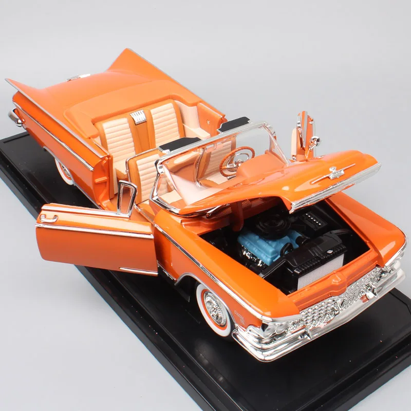 Классическая роскошная модель 1/18 GM 1959 BUICK ELECTRA 225 винтажная металлическая литая под давлением модель автомобиля игрушка Коллекция thumbnails boy