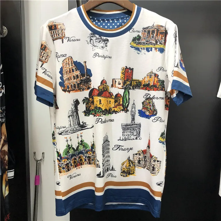 Новинка 2019 сезон весна лето Мужские/женские футболки высокого качества 100% хлопок