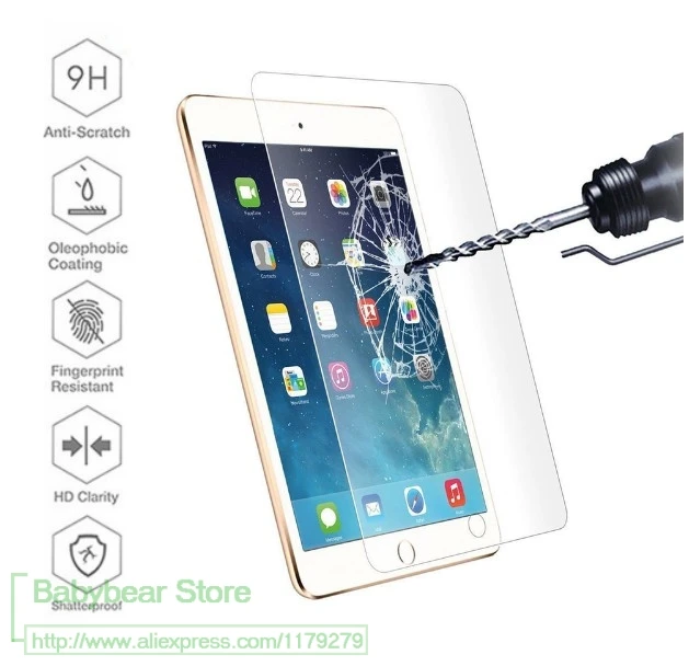 9H закаленное стекло для iPad 9 7 2017 A1893 A1954 2018 A1822 Защита экрана Air 1 2 Pro 10 5|Защитные