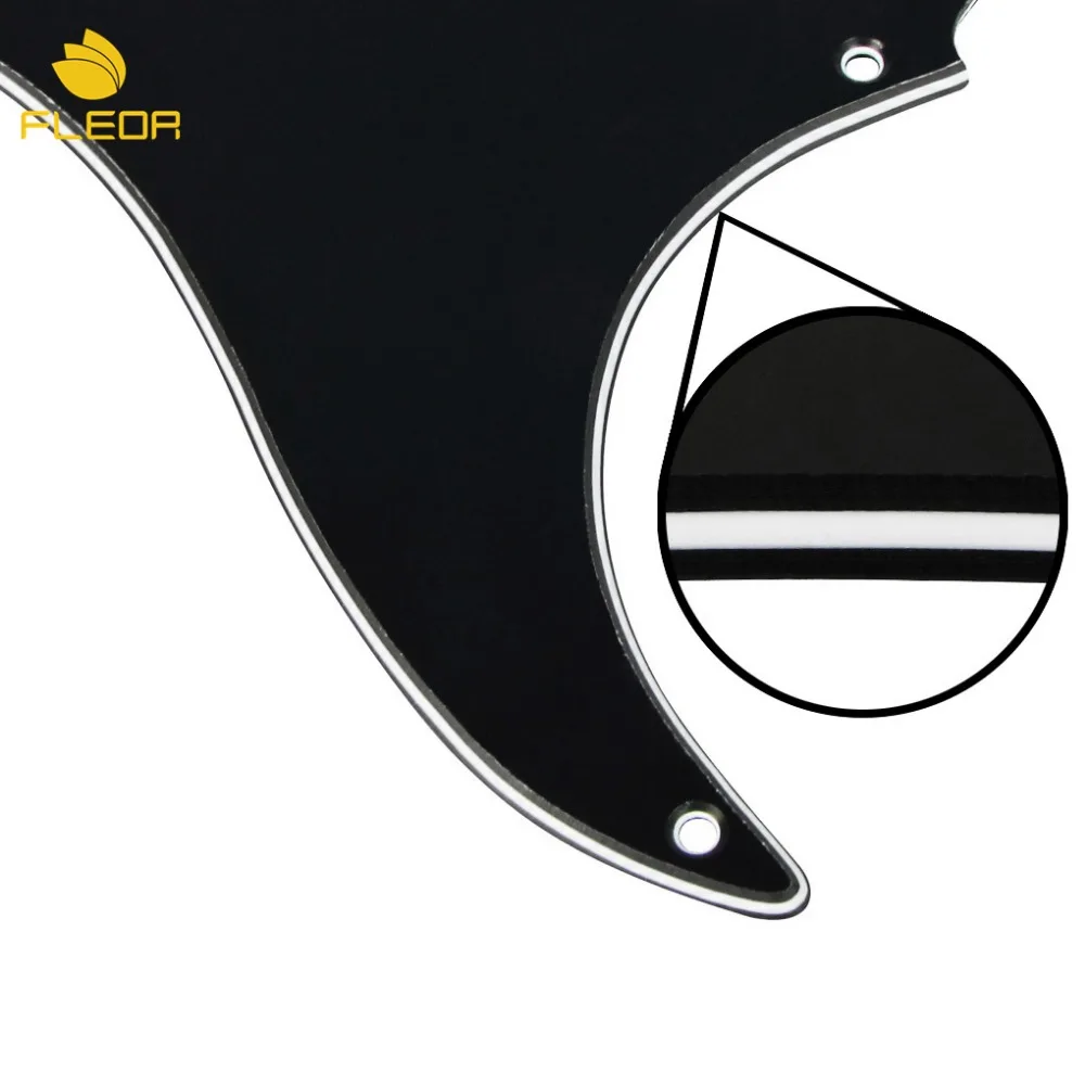 Скретч-пластина и винты для винтажной гитары FLEOR USA накладка SSS с 8 отверстиями