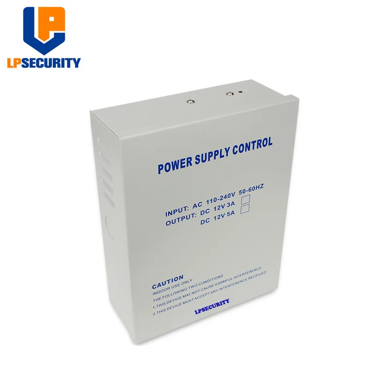 LPSECURITY 12V 5A блок питания система контроля допуска к двери с резервным интерфейсом