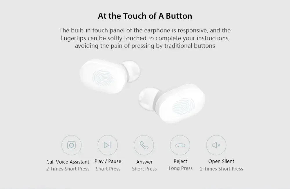 Xiaomi Bluetooth гарнитура AirDots Youth Edition дизайн Airdots(TWSEJ02LM