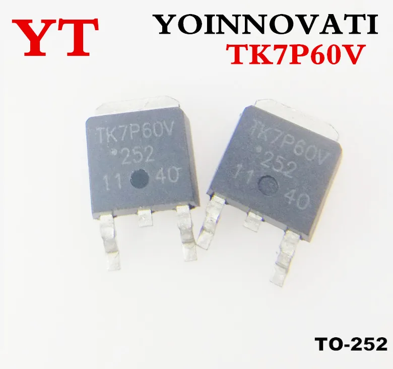 10 шт./лот TK7P60V TK7P60 СОТ-252 600V 7A лучшего качества | Электронные компоненты и