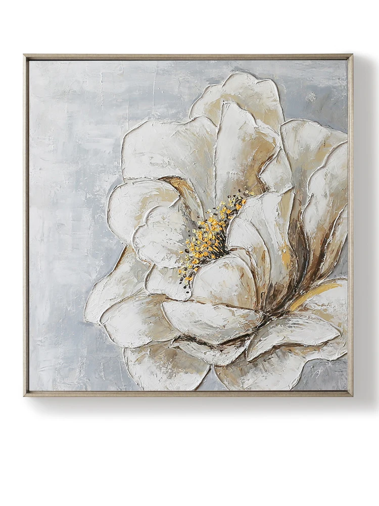 beautiful flower hand painting wall art without frame 60cm
