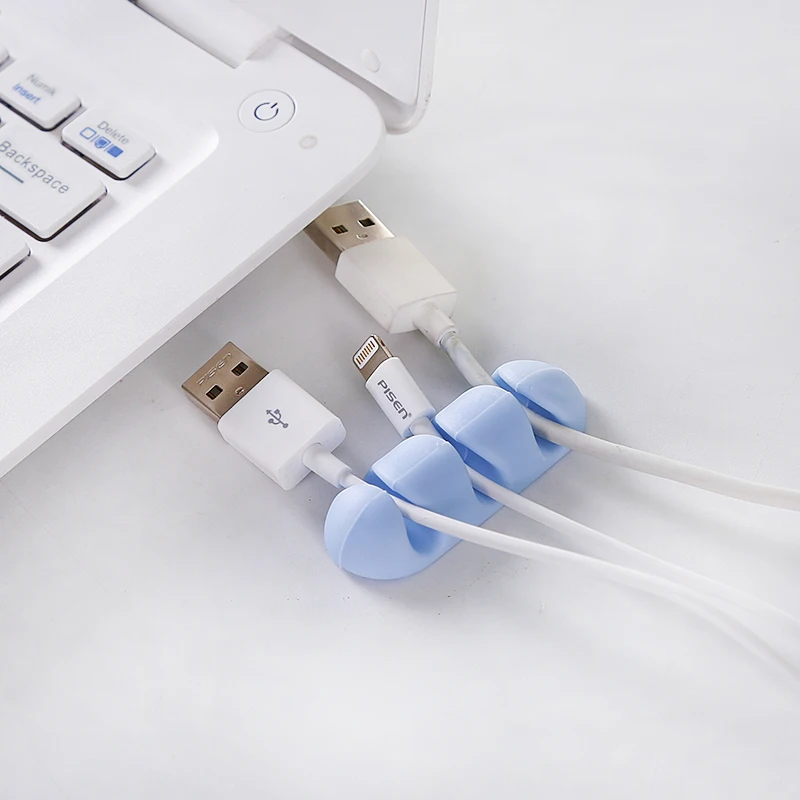Home Office Storage Desktop self-adhesive wire fixed line clip cable data management | Дом и сад