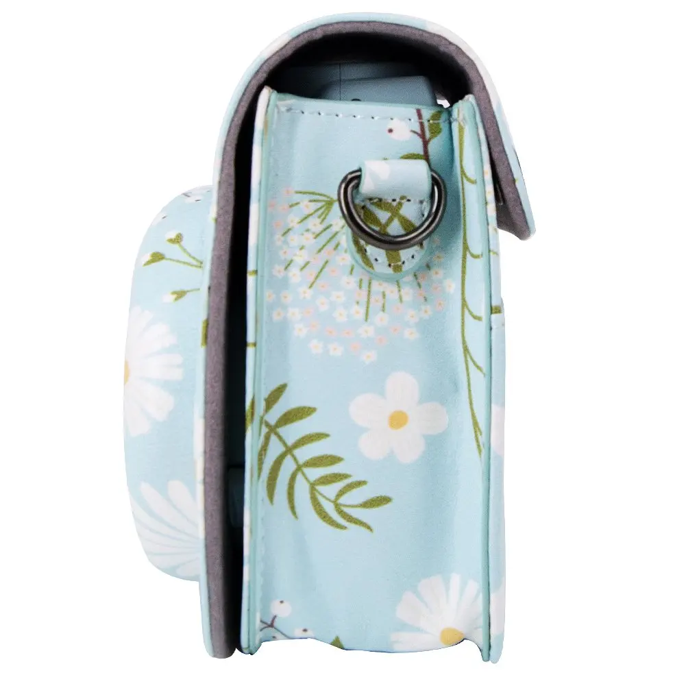 Чехол для камеры Instax Mini 9 из искусственной кожи с ромашками Fujifilm 8 мгновенная