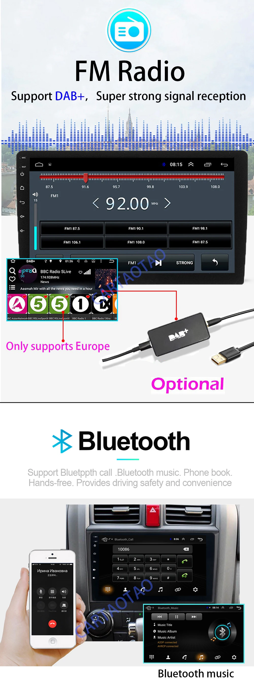 2din Android 8,1 автомобильный DVD мультимедийный плеер для Honda CRV CR-V 3 2006 2007 2008 2009 2010 2011 WiFi стерео navi gps BT 1024*600