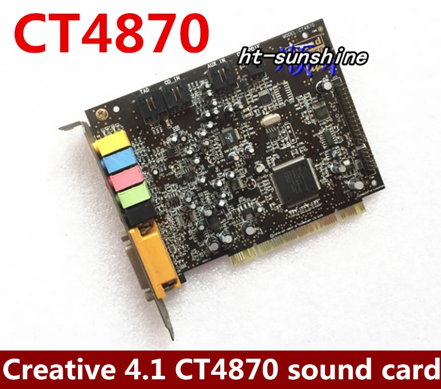 Оригинальная разборка для креативного звукового бластера LIVE CT4870 4 1 звуковая