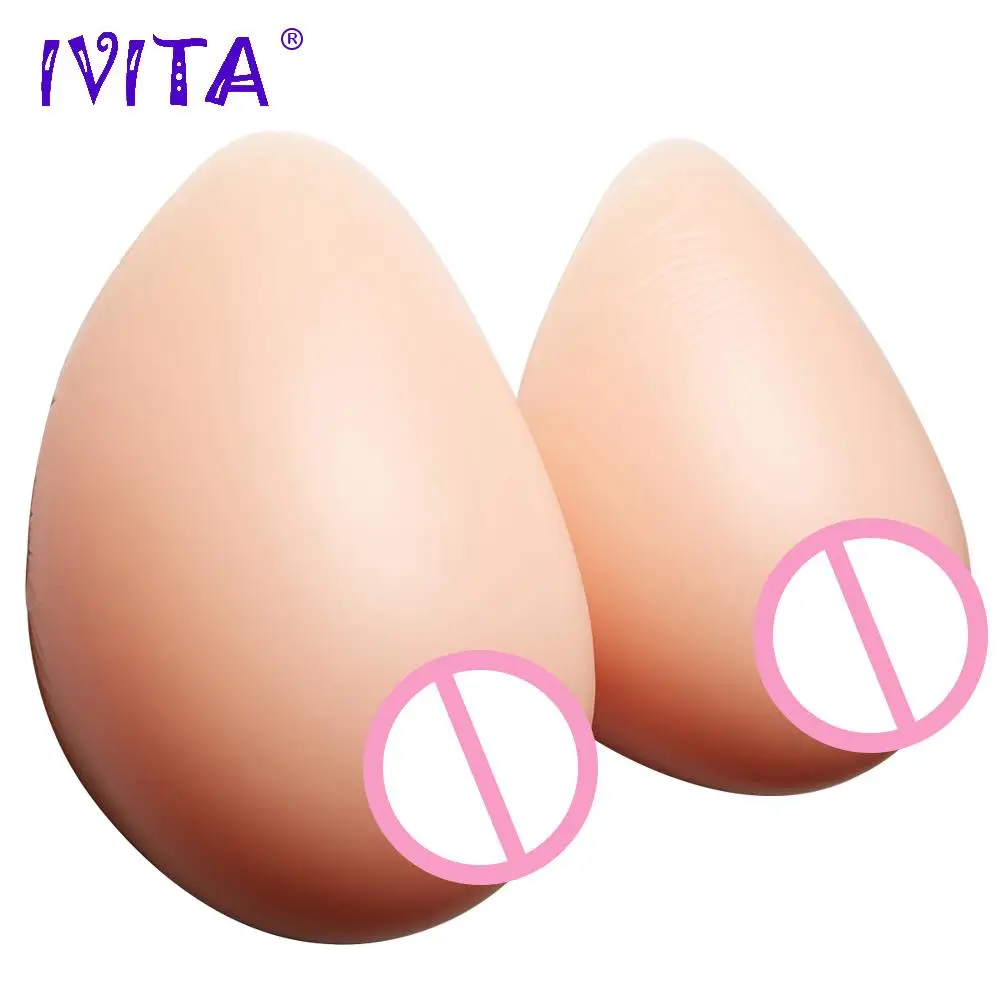 IVITA 4600 г огромная накладная Силиконовая грудь формы поддельные груди для