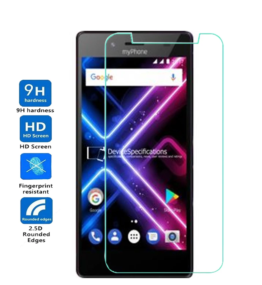 MyPhone Fun LTE 5 CITY power Закаленное стекло Защитная стеклянная пленка взрывозащищенное