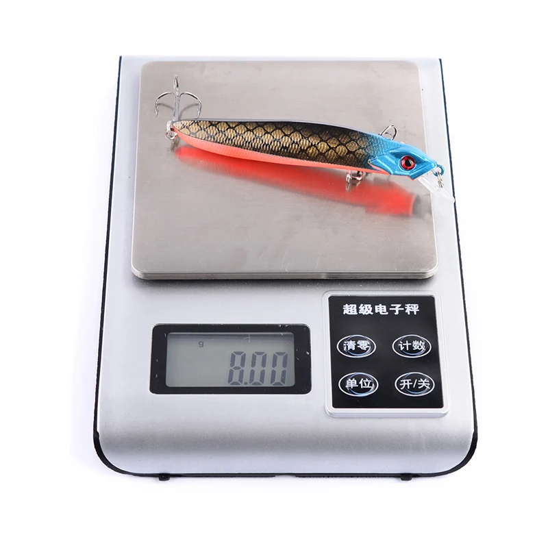 

1Pcs Floating Wobblers Minnow Fishing lure 10cm 8g Crankbait Artificial Hard Bait Bass Lure Plastic Fish Fishing Tackle 30