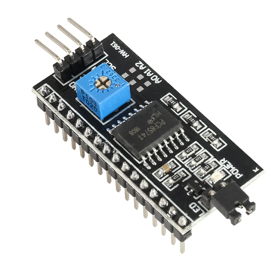 

PCF8574T PCF8574 IIC/I2C / Interface LCD 1602 2004 LCD Adapter Plate for Arduino