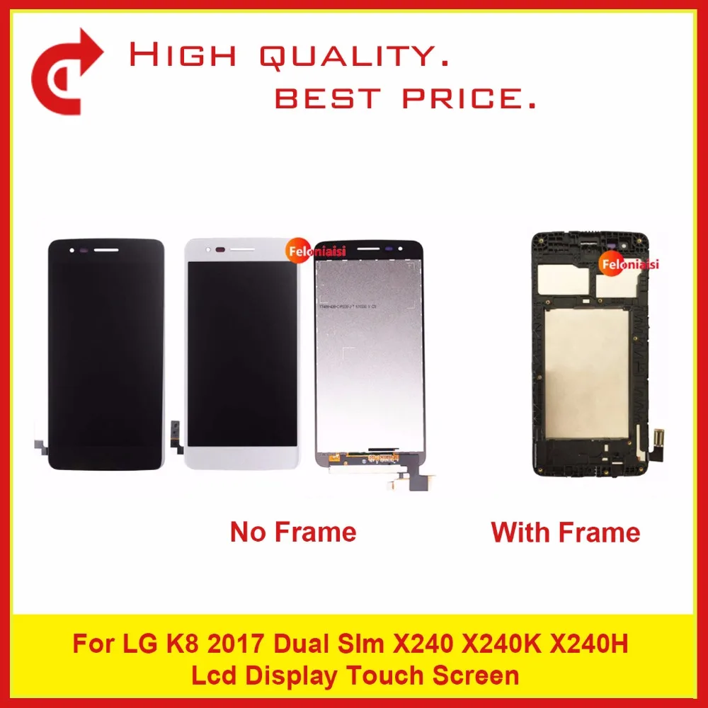 Высокое качество 5 0 &quotдля LG K8 2017 Dual SIm X240 X240K X240H ЖК дисплей Дисплей с Сенсорный