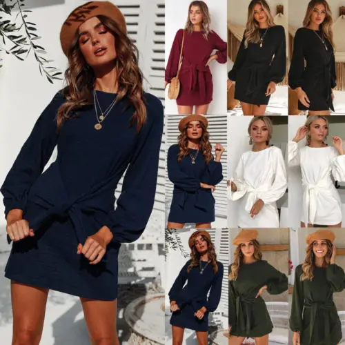 Модные женские туфли свободное платье 2018 новых осенью дамы Повседневное длинные