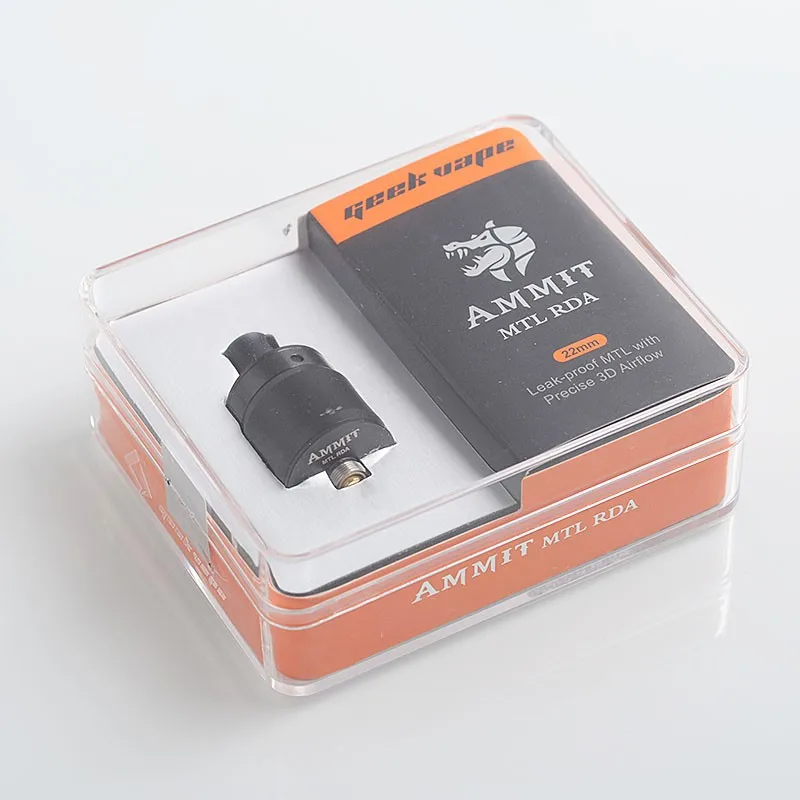 11 оригинальные GeekVape Аммит MTL RDA 22 мм 3D воздуха ввиду капает Vape распылитель для