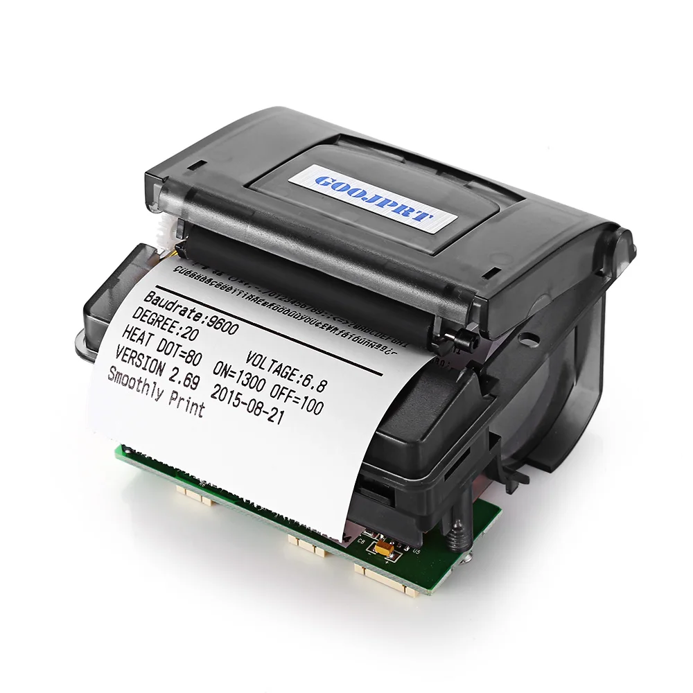 Новый GOOJPRT QR203 JP 58 мм 60 80 мм/сек. мини встроенный чековый термопринтер 8 точек/мм