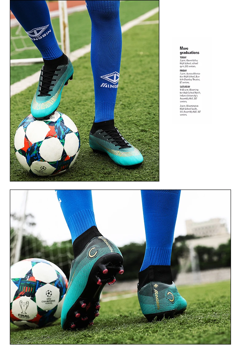 Профессиональные футбольные бутсы SuperflyX VI Elite CR7 MD 360 Flywire, футбольные бутсы для мужчин и женщин, тренировочные кроссовки для взрослых и детей, Бутсы для мальчиков