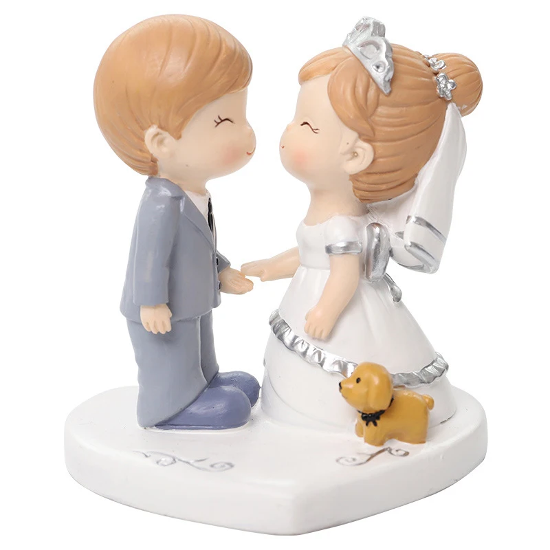 Креативная модель для пары фигурка мультипликационный мини-орнамент влюбленных