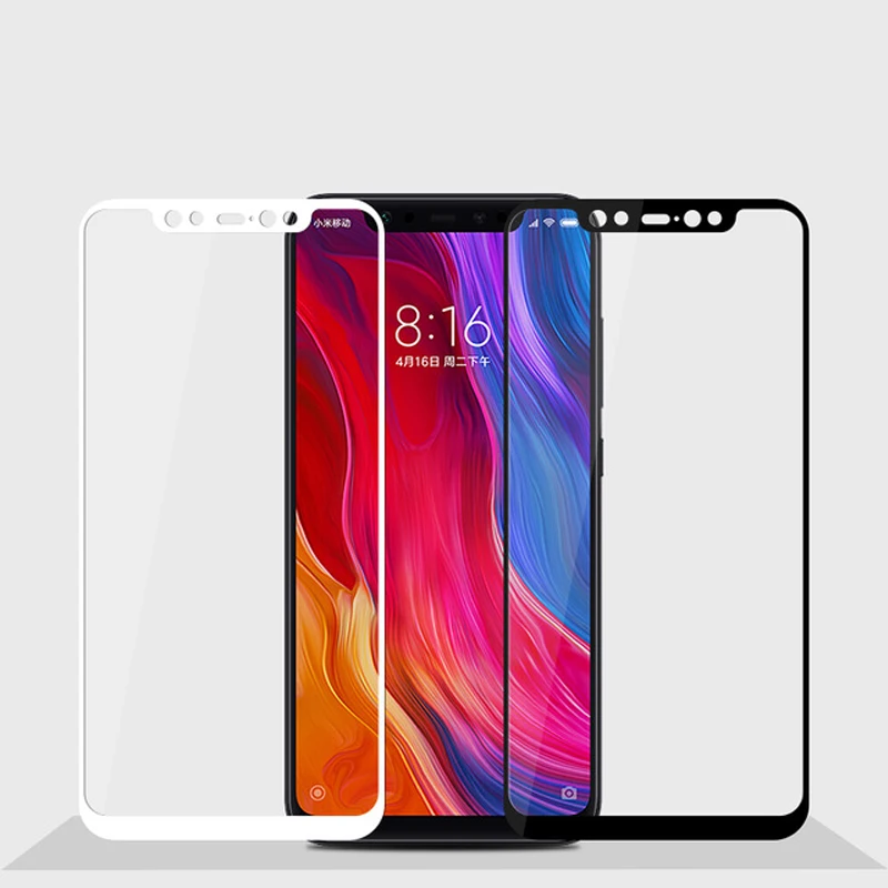 2 шт 3D закаленное стекло для Xiaomi Mi 8 Pro Полное покрытие экрана Защитная пленка