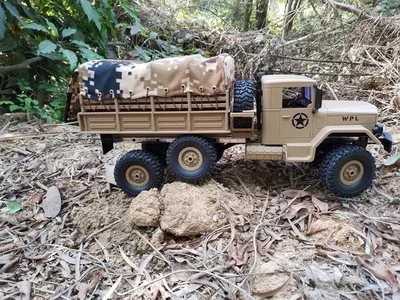 WPL B-16 RC автомобиль 1:16 с дистанционным управлением военный грузовик 6 колес привод