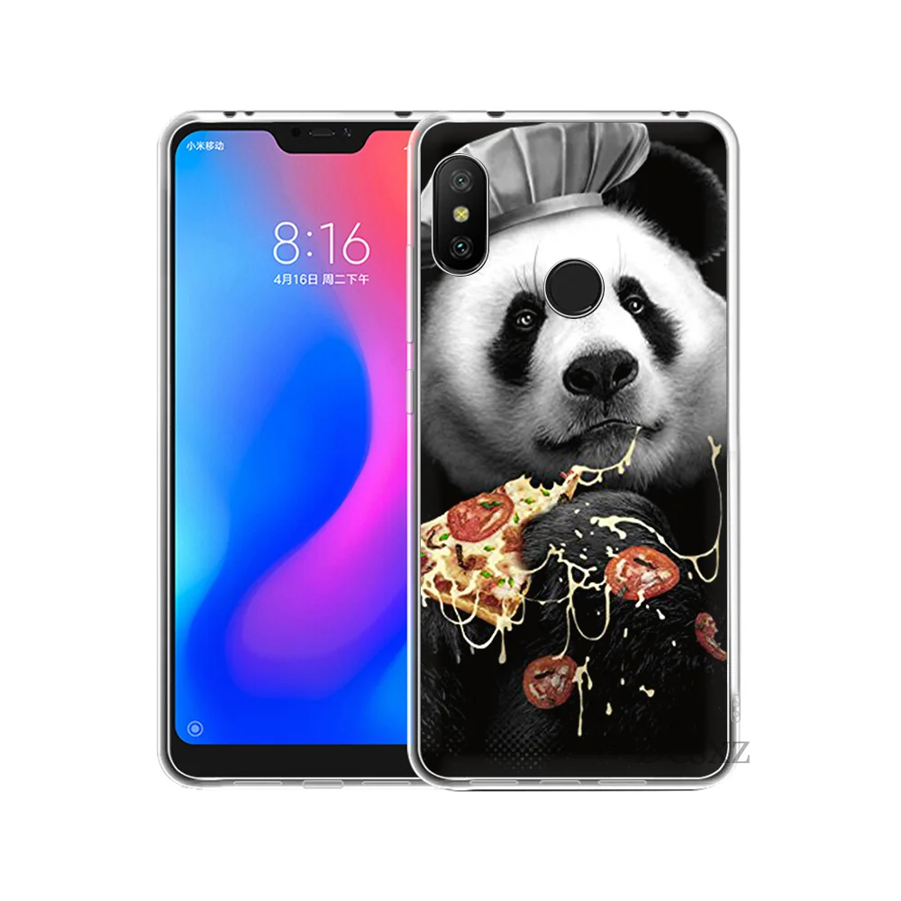 Мягкий чехол из ТПУ с изображением животных для телефона Xiaomi Redmi 4A 4X 5 5A Plus 6 6A