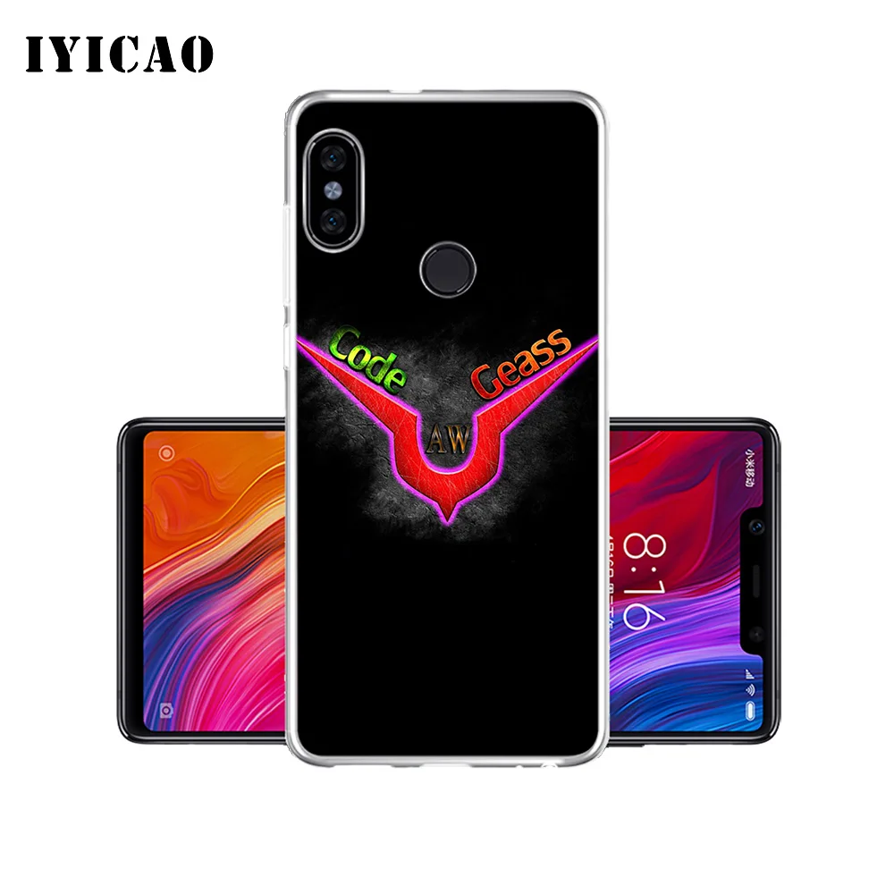 Мягкий силиконовый чехол для телефона IYICAO Code Geass с логотипом Xiaomi Mi 9 8 SE 6 A1 A2 Lite F1 MIX2S