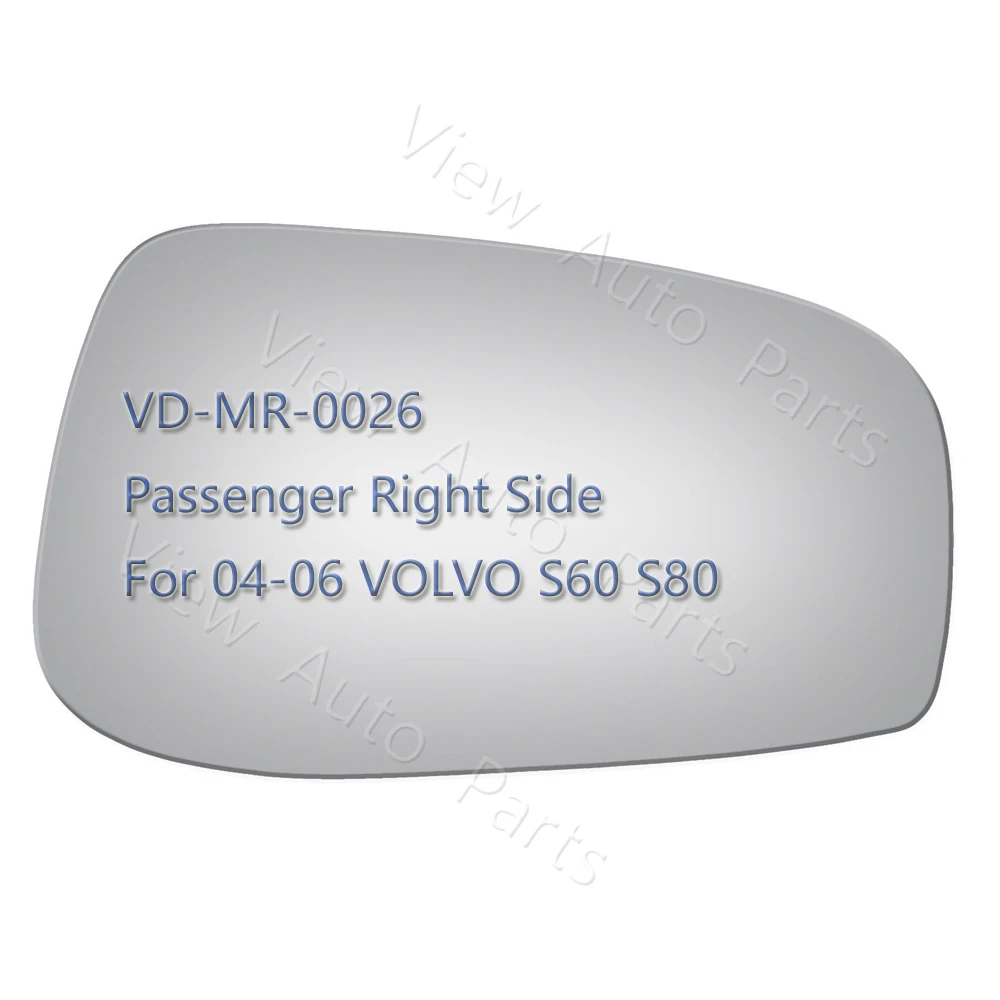 Новое зеркало для 04 06 VOLVO S60 S80 пассажирское правое стекло|Зеркала и крышки| |